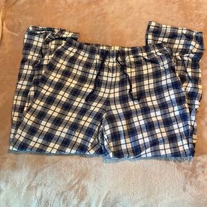 Nautica Blue and White Pajama Pants